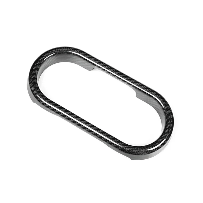 

Накладка на держатель для стаканов из карбона для Mini Cooper, наклейка на держатель для стаканов для Mini Cooper