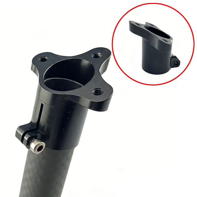 

1PCS 65° Tilt Fixed Seat for 16mm Pipe Connection Mount Aluminum Tube Joint Base RC Drone Landing Gear Fixing Connect Accessory