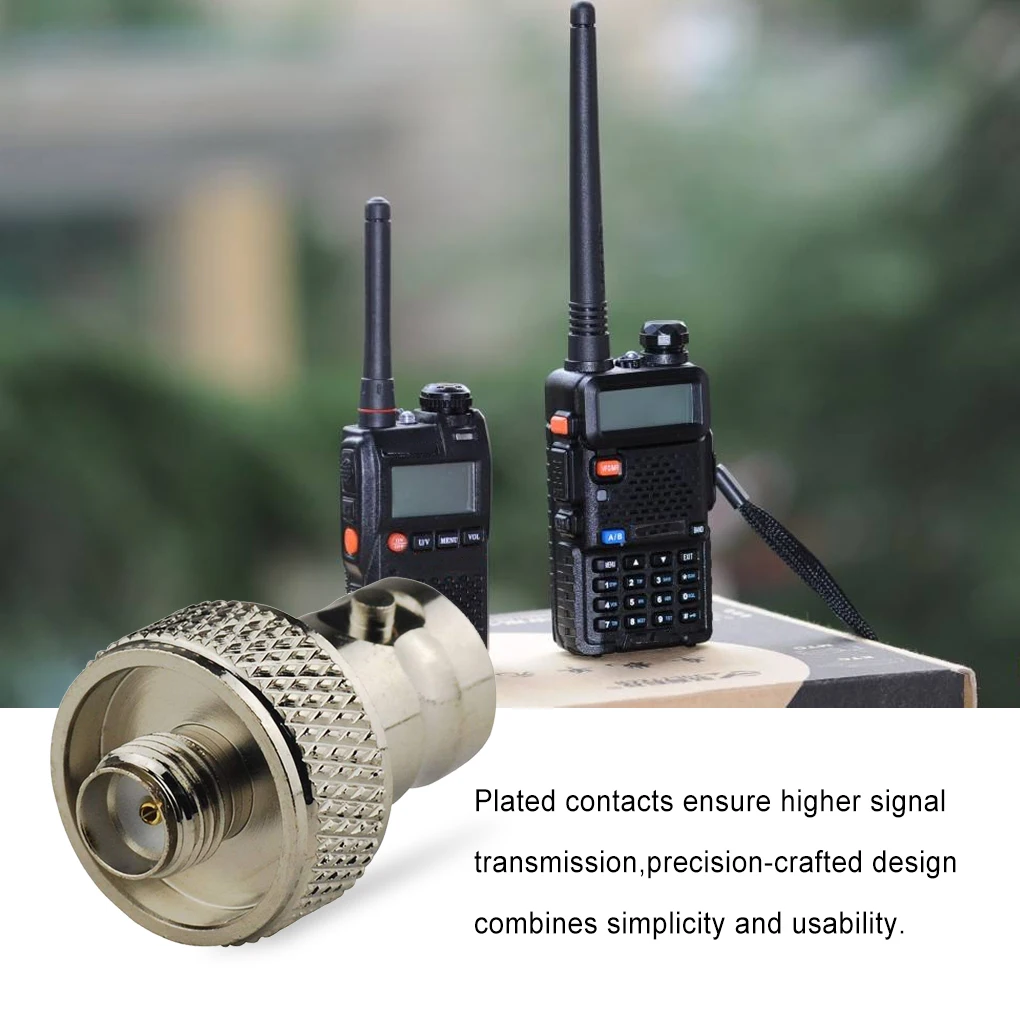 Walkie-talkie SMA to BNC Adapter Female Converter Radios Accessory view 5