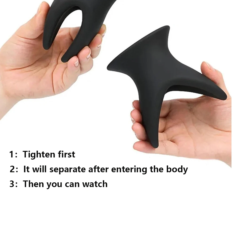 الشرج موسع سيليكون جوفاء موسع المهبل منظار بعقب المكونات الشرج المتوسع المكونات الشرج الرجال النساء مثلي الجنس BDSM الاستمناء الجنس لعب
