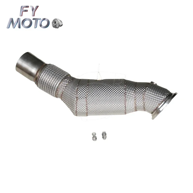 أنبوب سفلي ممهد لـ B48 F32 F33 F36 420i 430i 430ix 2.0T 2017+ مع درع حراري #3