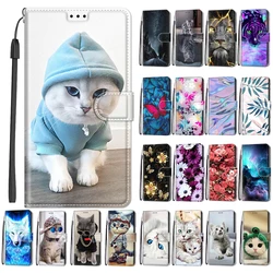 Flower Pattern Flip Case For Samsung Galaxy A32 Lite 4G SM-A325F A326B A 32 5G Wallet Leather Phone Cases Stand Book Cover Bags