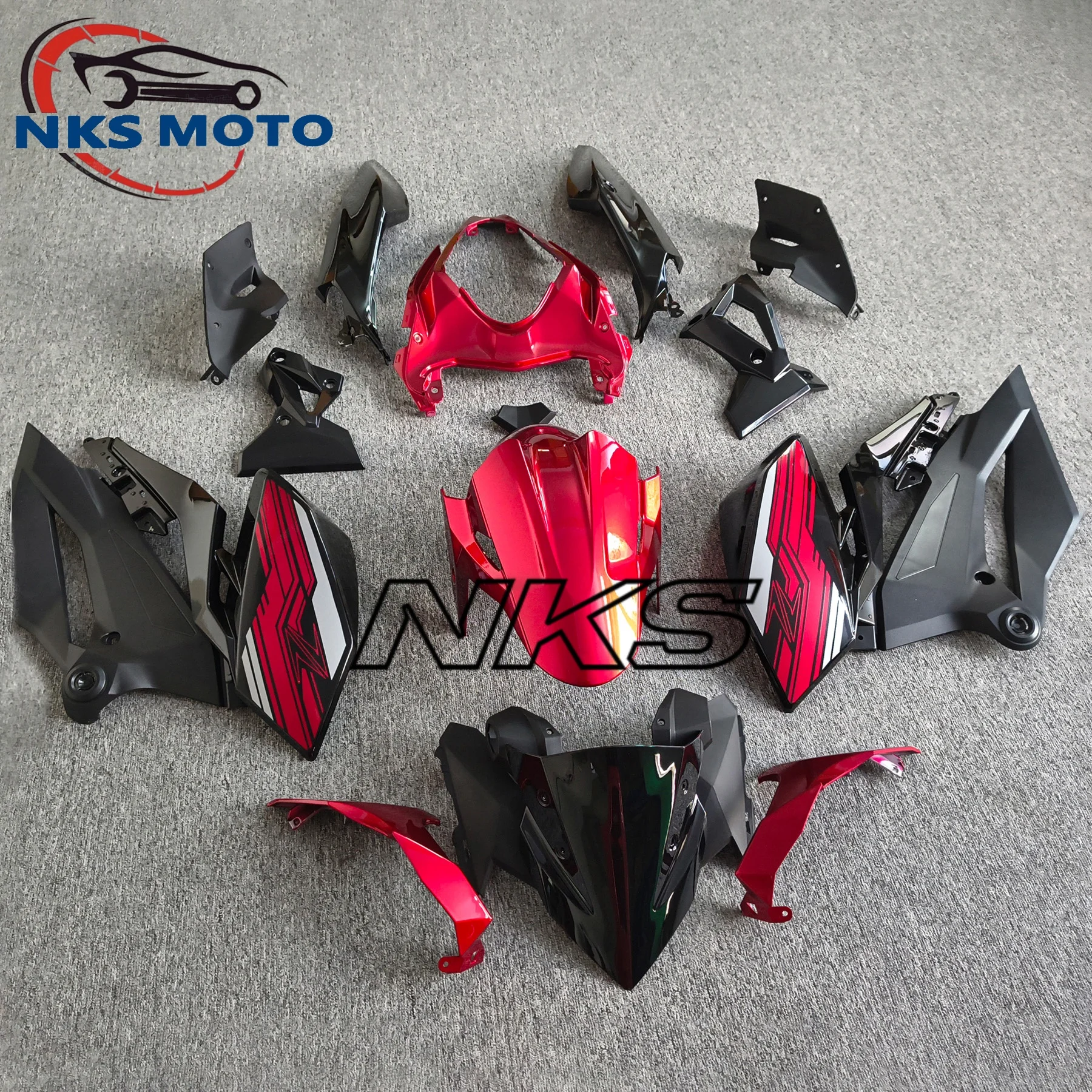 For Z400 2019-2020-2021-2022 Bodywork Fairing Cowling Motorcycle Unpainted Plastic Parts Injection Components Pack Left Right