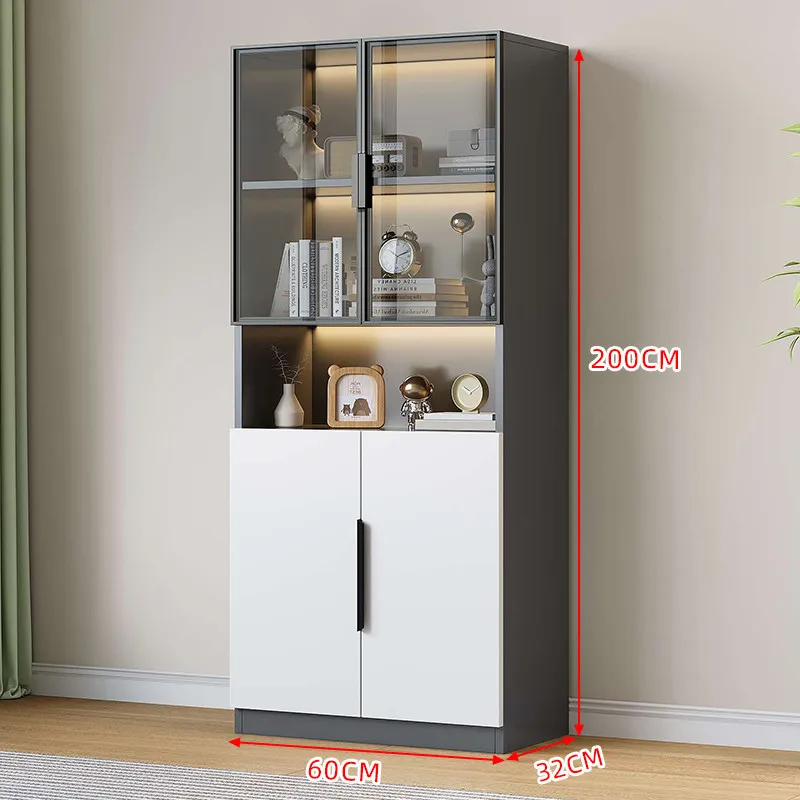 

Large Display Living Room Cabinets Glass Transparent Kitchen Living Room Cabinets Sideboard Nordic Szafki Do Salonu Furniture