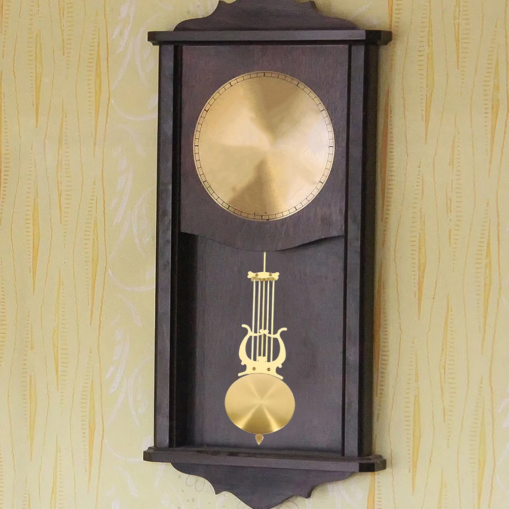 

2Pcs Clock Pendulum Replacement Metal Decorative Wall Clock Supplies Replacement Parts Decorative Pendulum Pendant
