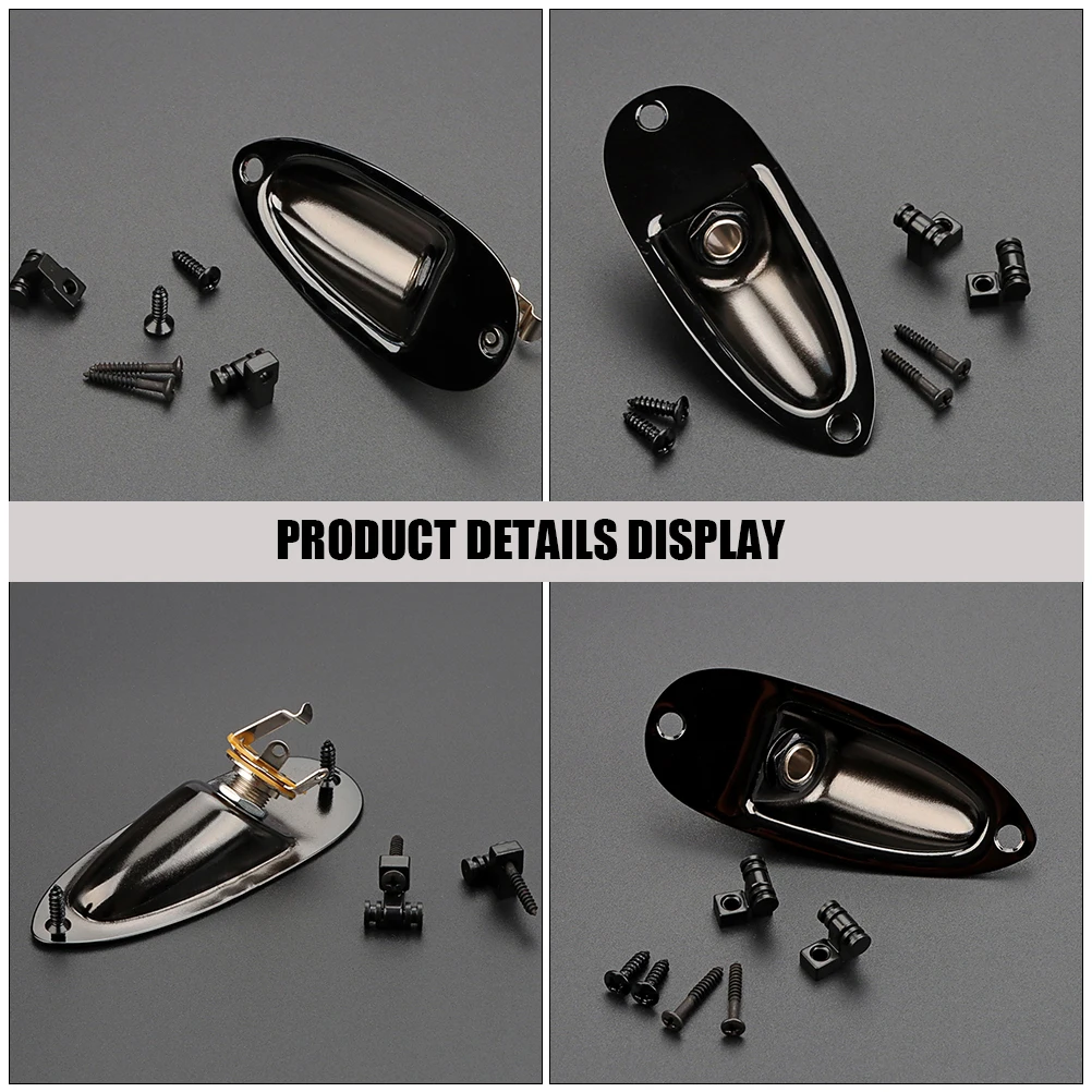 

Black Boat Plug Set Black Press String Retainer GT48 Small Size Light Weight Durable Guitar Parts Accessory Stable Device