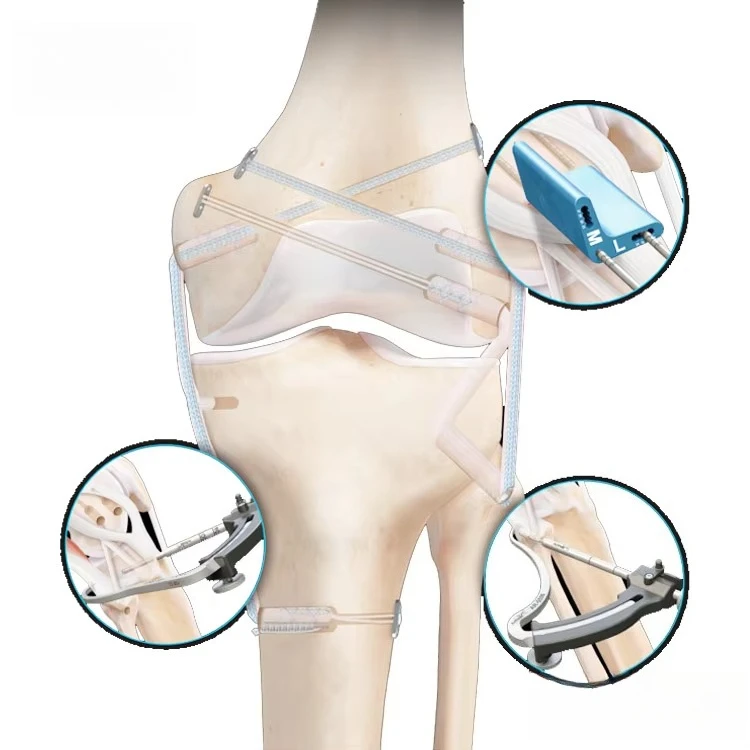 Reconstruction Set Stainless Steel C Type Drill Guide Tibial Femoral Aiming Surgical Tools