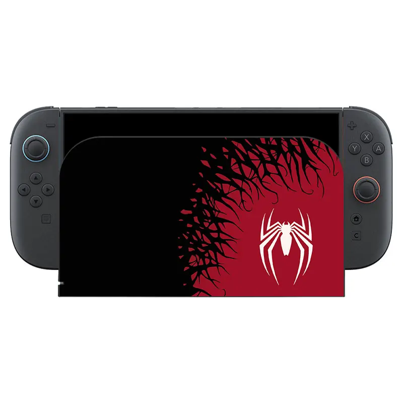 Image of Spinnen-Thema-Frontplatte, Schutzhülle für Nintendo Switch 2, Lade-TV-Dock-Station, dekoratives Ersatz-Frontplattengehäuse