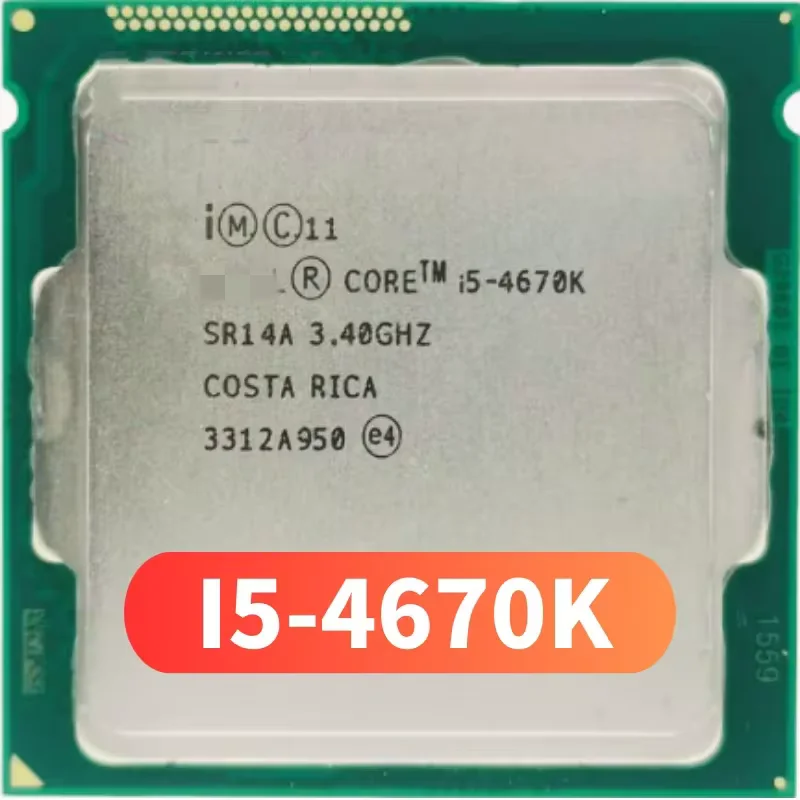 Core i5-4670K i5 4670K I5 4670K 3.4GHz/6MB /4 cores /Socket 1150/5 GT/s)Quad Core Desktop CPU SR14A can work