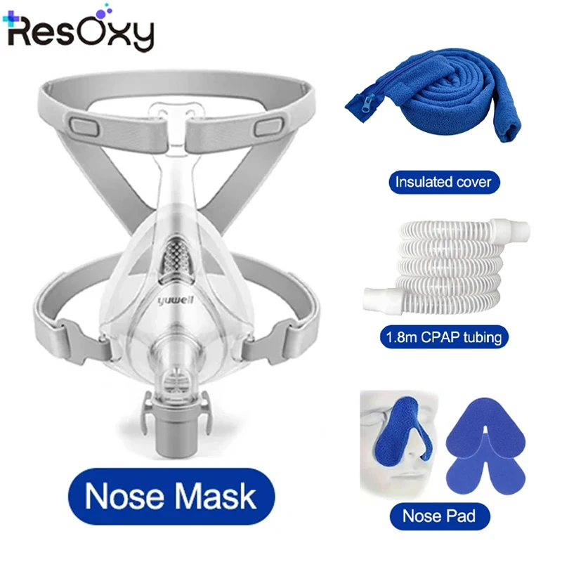 recoxy-cpap-4-in-1full-face-set-anti-snoring-sleep-apnea-universal-full-face-mask-with-headgear-silicone-pads-for-cpap-equipment