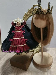 2026 Dula Doll Clothes Dress Crown Queen skirt Blythe Qbaby ob24 ob22 ob27 Azone Licca ICY JerryB 1/6