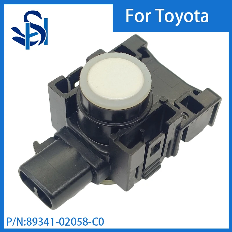 

89341-02058-C0 Радар датчика парковки PDC, цвет белый для Toyota