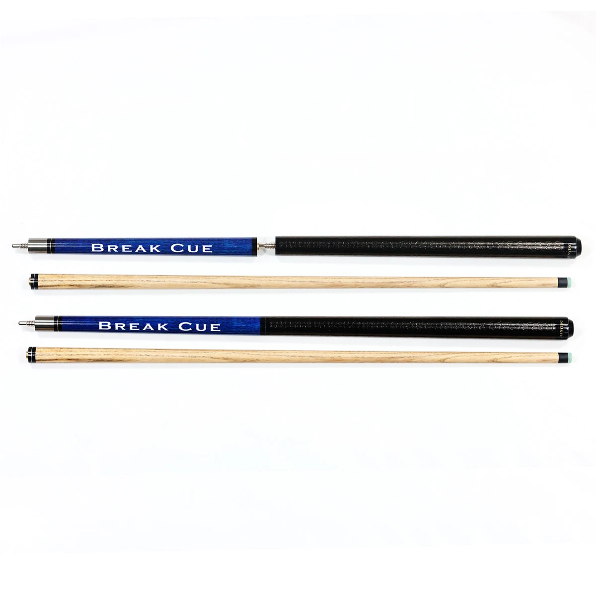 

3-PC Break-Jump Cue Super quality handmade ash wood pole and maple wood billiard cue jump pole,Stainless steel fast Joint