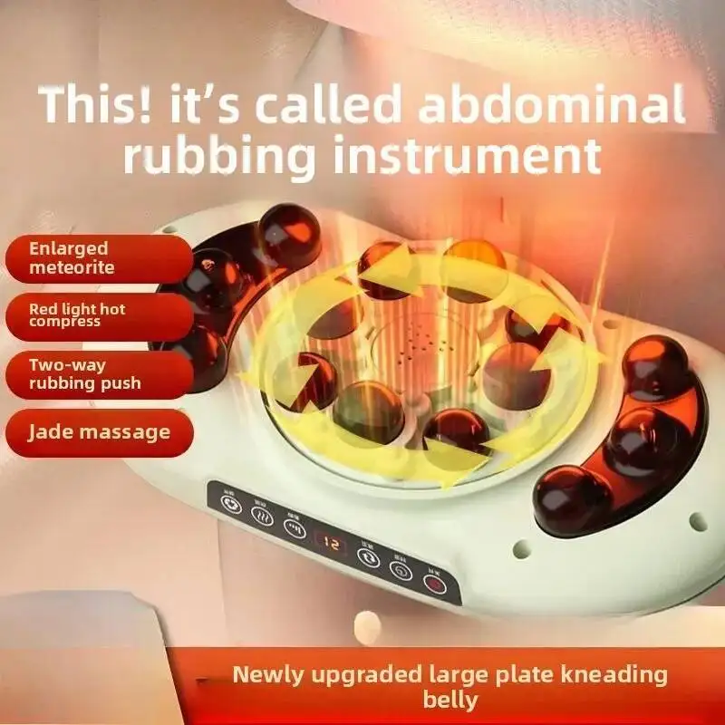 

HOTSALE Automatic Abdominal Kneading Instrument Bianshi Heating Warms The Palace Thin Legs Abdomen Waist Massager Creeping Belly