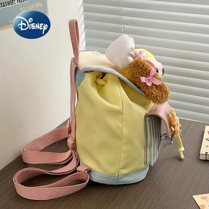 Disney Nieuwe Dames Pluche Pop Rugzak Modieuze Damesrugzak Grote Capaciteit Hoge Kwaliteit Cartoon Casual Student Rugzak