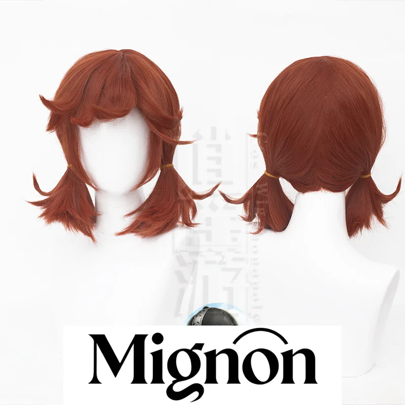 

Identity V Cheerleader Lily, парик для косплея, имитация кожи головы, топ, двойной хвост, подарок на Хэллоуин