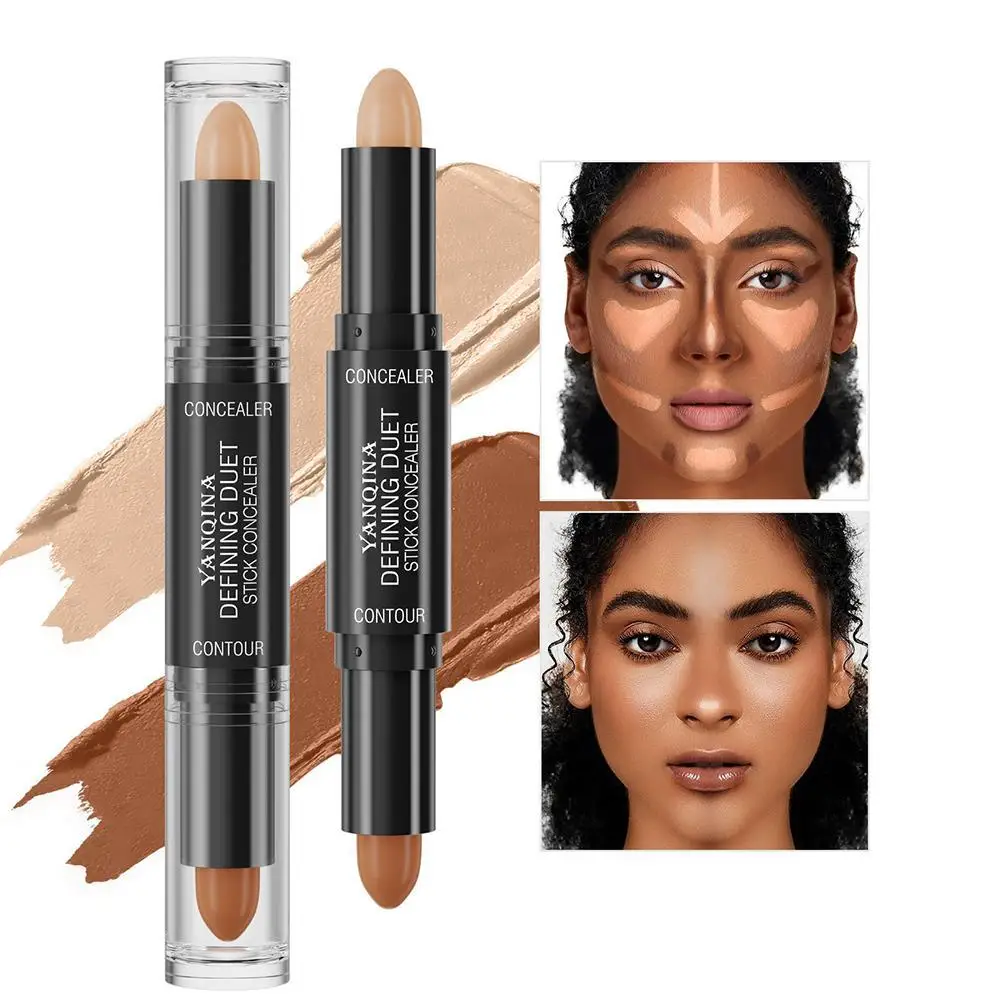 Contour Stick Long Lasting Concealer Stick for Dark Circles and Contouring Face Foundation Corrector Pen for Makeup