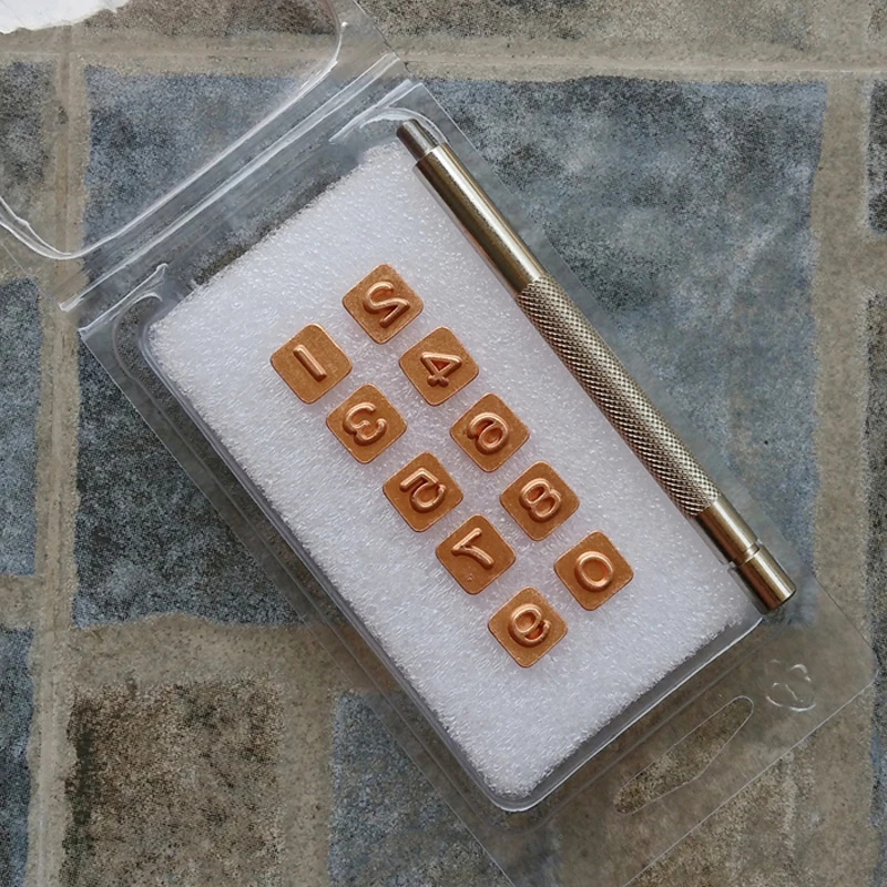 Набор кожаных штампов с номеро – обзор и цена Leather Stamp Set