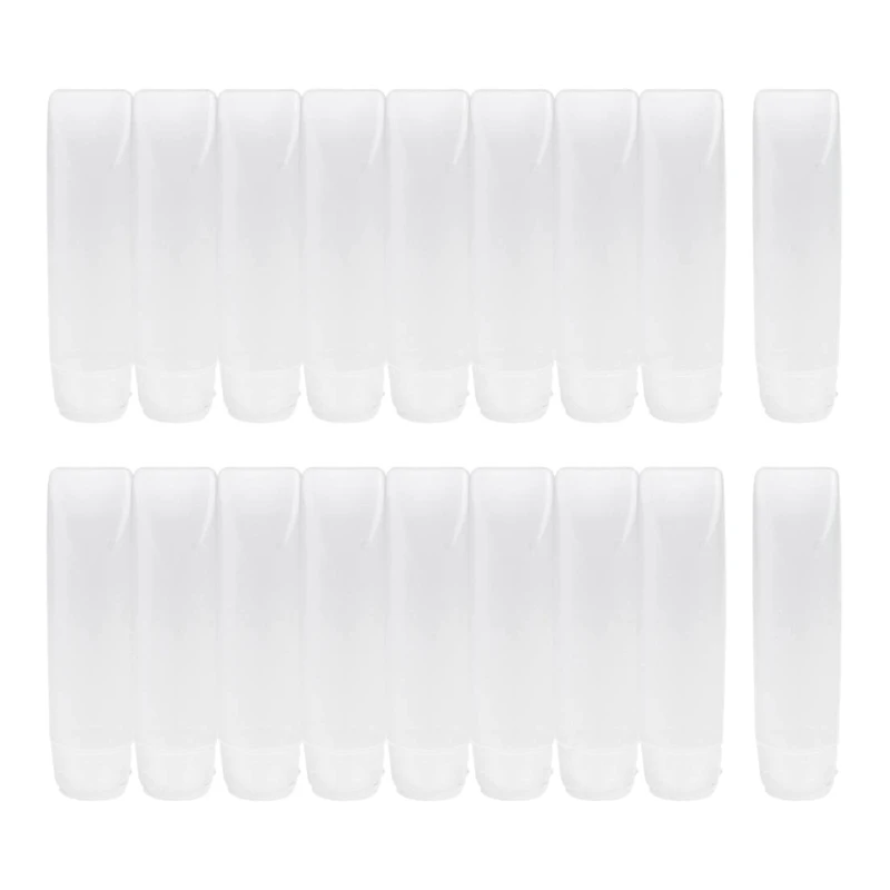 

18Pack Travel Size Plastic Distribution Bottles,30Ml/1Oz Toiletry Containers Leak-Proof Travel Containers With Flip Caps