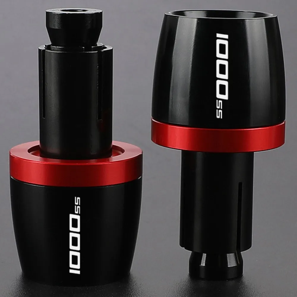 

Motorcycle Handlebar Grips Ends For DUCATI 1000SS 1000 SS 1998-2006 2005 2004 2003 Handle Bar Cap End Plug 2002 2001 2000 1999