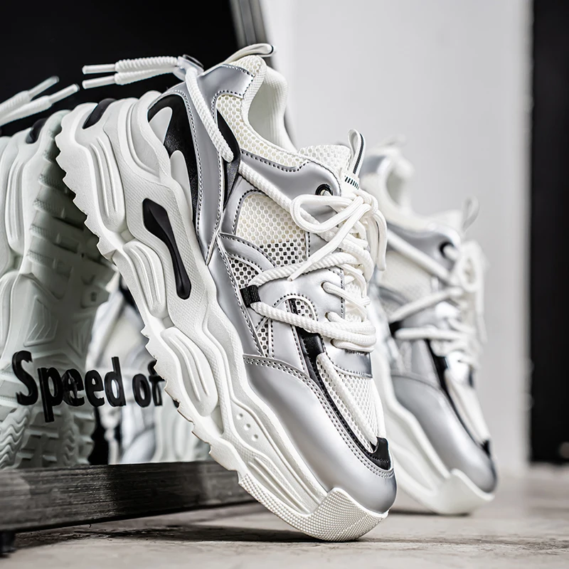 

MODX breathable casual mesh men's shoes and sports dad shoes