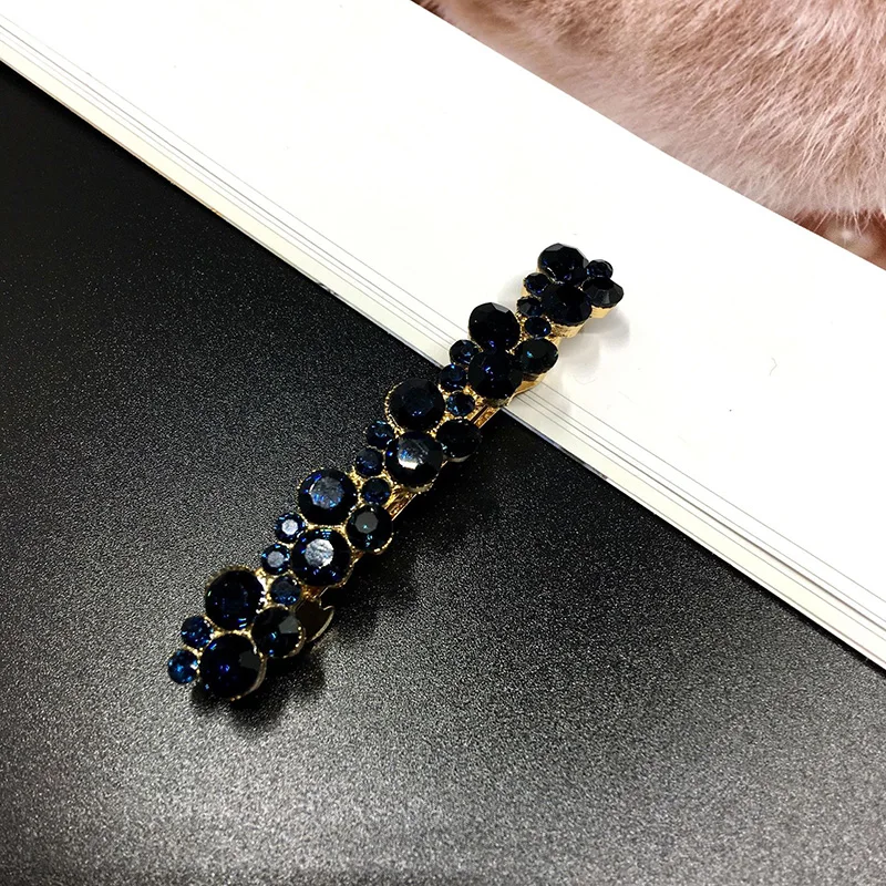 Horquillas de aleación de 5 colores para el pelo para mujer, pasadores de perlas, pinza para el pelo Primavera, accesorios para el cabello para niña