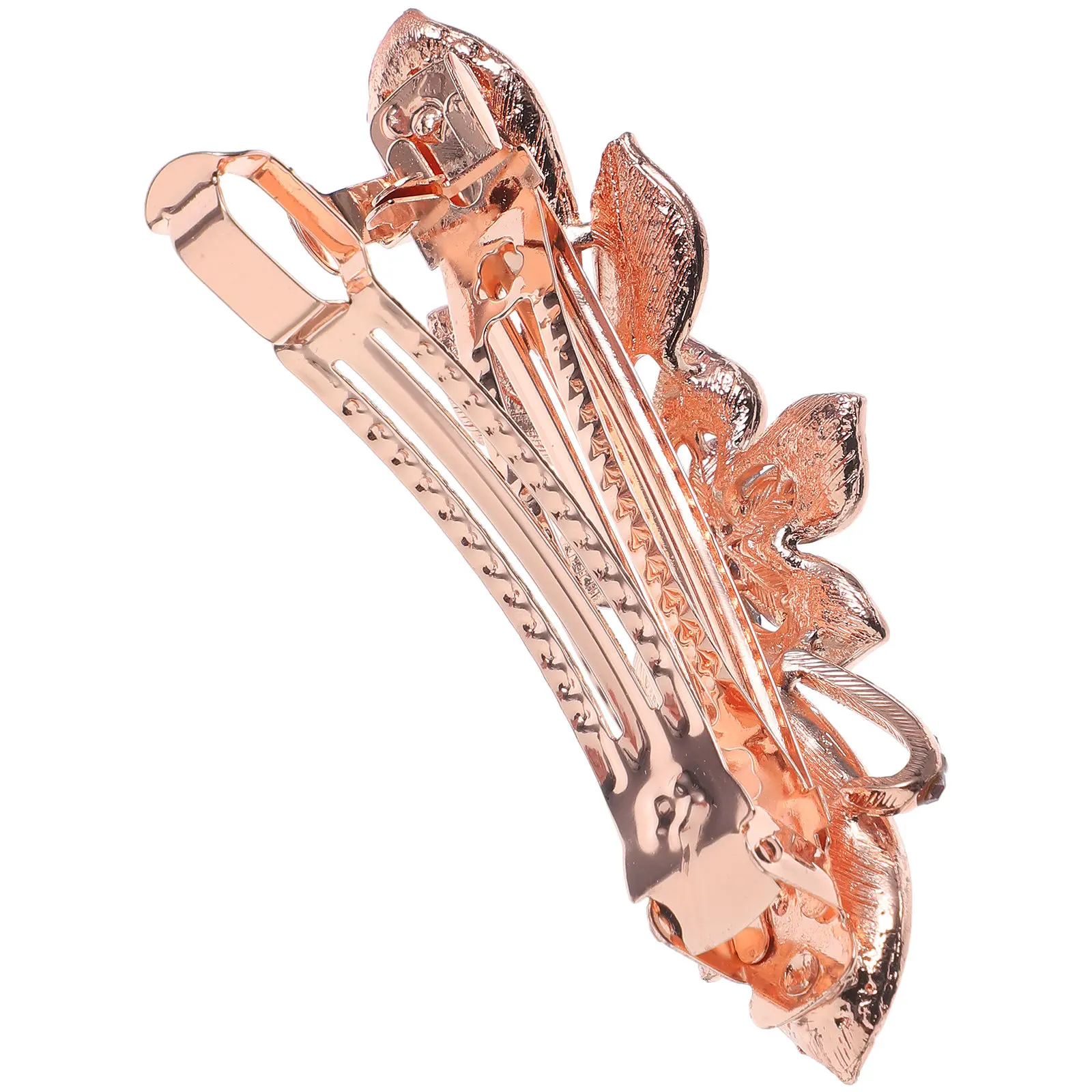 

Rhinestones Hair Clip Metal Barrette Elegant Bridal Hair Accessories for Women Wedding Party Use Rhinestones Barrettes