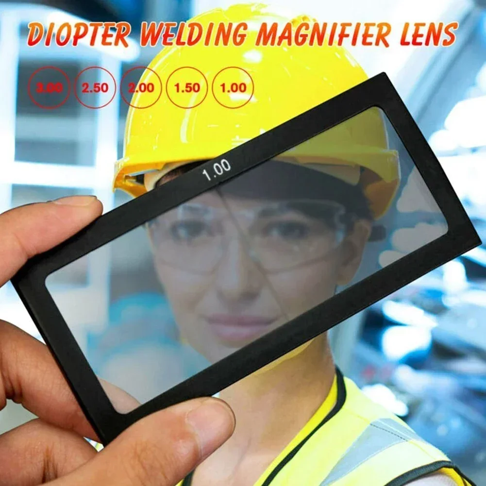 

Welding Magnifier Lens Tools 0.75-3 Diopter Helmet Mask Glass Magnifier Eye-Protecting Welder Glasses With Box