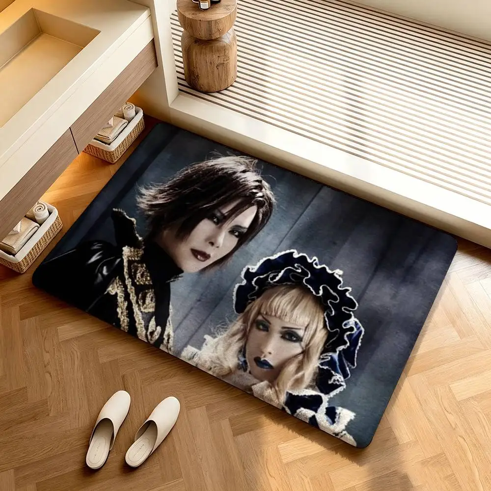 Mana Sama M-Malice Mizer Shower Room Absorbent Small Floor Mat Soft Comfortable Decorative Foot Mat