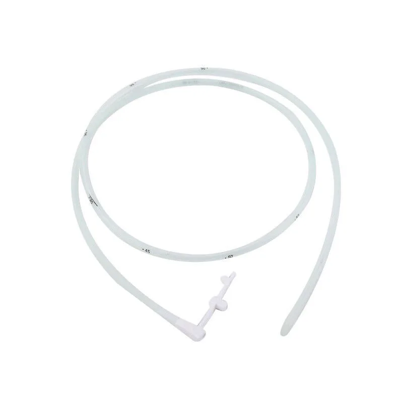 10pcs/lot Disposable Nasogastric Feeding Stomach Tube Medical Sterile Gastric Tube Silicon Stomach Tube 100cm