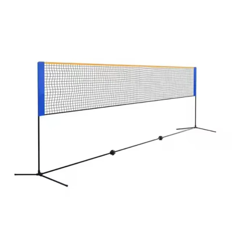 

Высококачественная уличная теннисная сетка на 22 фута, портативная овальная колонна, сверхмощная сетка для бадминтона