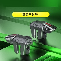 High Quality G21 Mechanical 6 Finger Control Mobile Game Fire Button Controller Joystick Triggers for PUBG