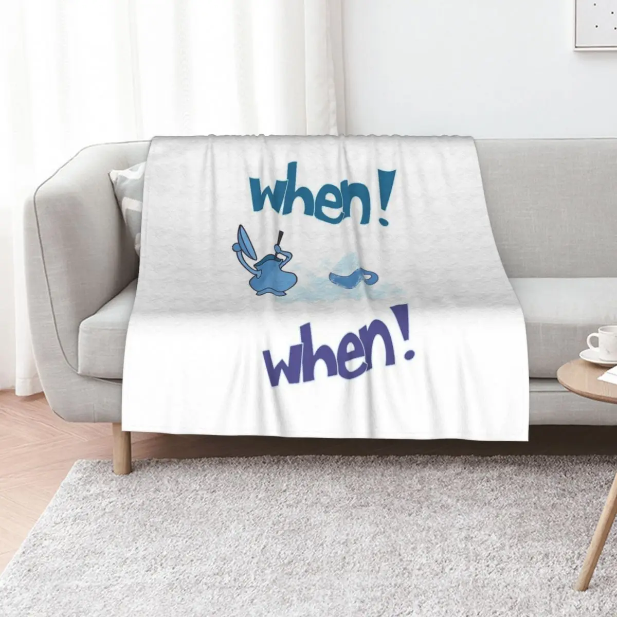 

When! When! Throw Blanket Loose Polar Thermal Kid'S Blankets