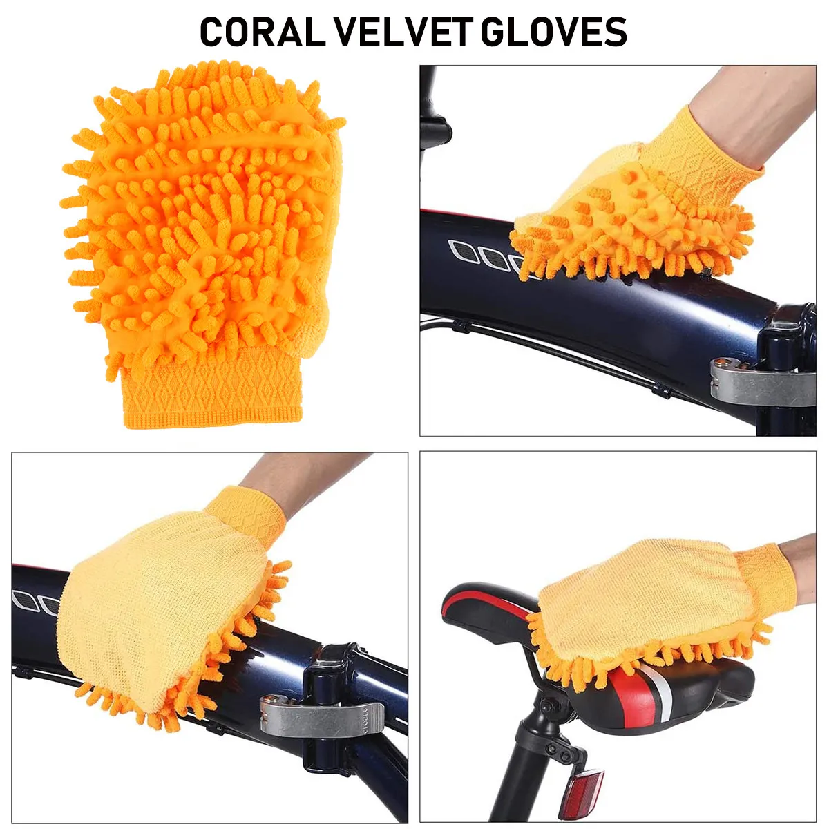 

8Pcs Bike Cleaning Brush Set Quick Chain Cleaner No Removal Needed for Road E Bike Cassette Sprocket Derailleur Tire Wheel