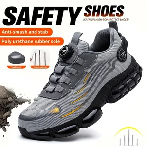 Breathable lace-free soft sole comfortable anti-smash anti-puncture labour insurance shoes