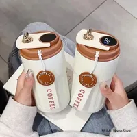 450ml Smart Thermos Bottle LED Temperature Display Coffee Cup Portable Thermal Mug 316 Stainless Steel Vacuum Cup Insulation Cup