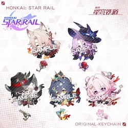 New Honkai: Star Rail Cute Keychain Boothill Jiao Qiu Yunli Jade Cartoon Anime Pendant Keyring Backpack Jewelry Badge Gift