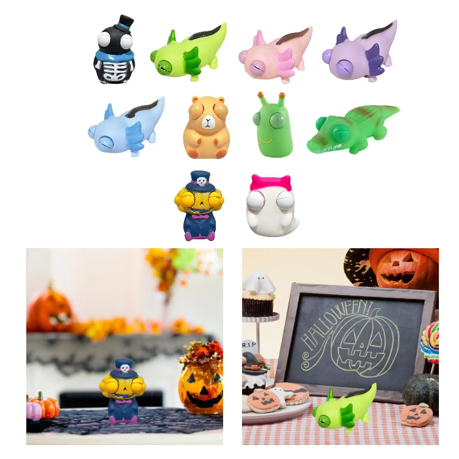 Halloween Decoraties Fidget Pop Verjaardag Volwassenen Barsten Uit Ogen Knijpen Speelgoed