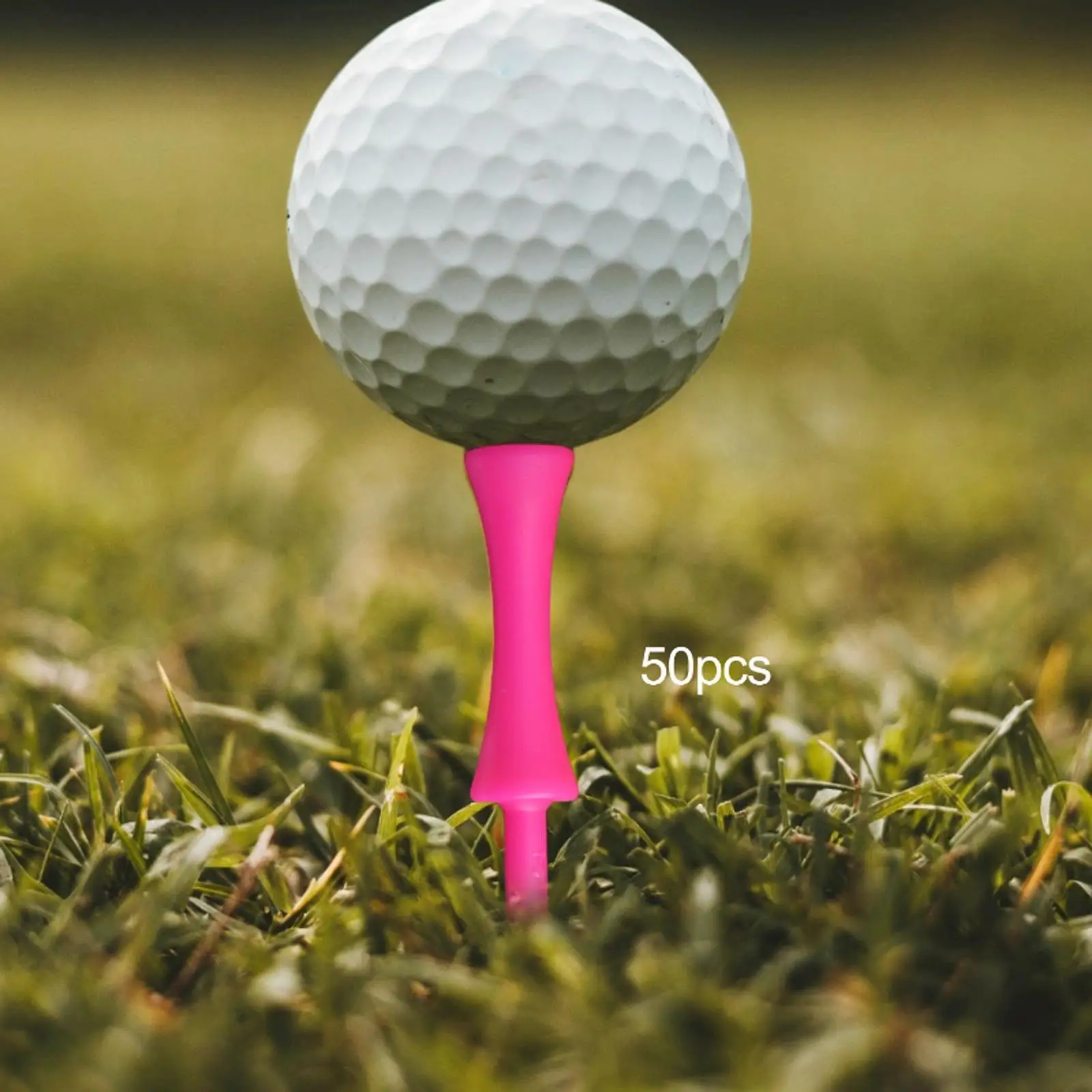 

Golf Tees 59mm Plastic Golf Training Aid Reusable Tee Holder Outdoor Indoor Golfer Practice Supplies for Golf Sport