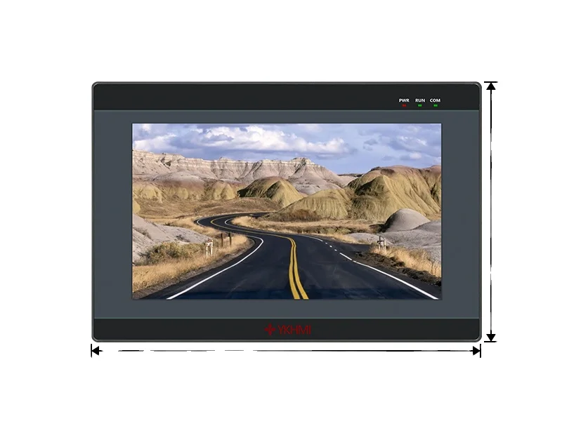 9 Inch HMI PLC All-In-One, Built-in Analog 4AD 2DA 0-10V, High Speed Counter, 2 Axis for Servo Stepper for Industrial Automation