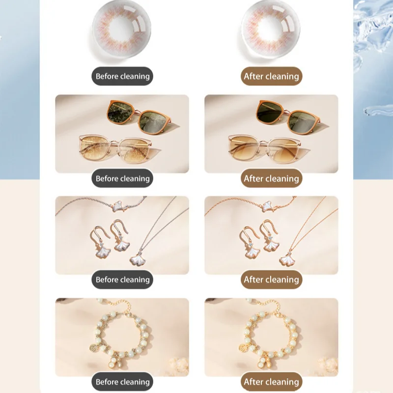 2025 NewUltrasonic Glasses Cleaning Machine Screen Display Ultrasound Jewelry Denture Cleaner High Frequency Ultrasonic