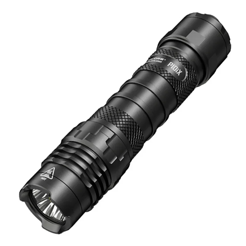 NITECORE P10iX Rechargeable Flashlight Powerful 4000 Lumens USB Tactical Flashlight One Button Strobe, 5000mAh NL2150HPi Battery