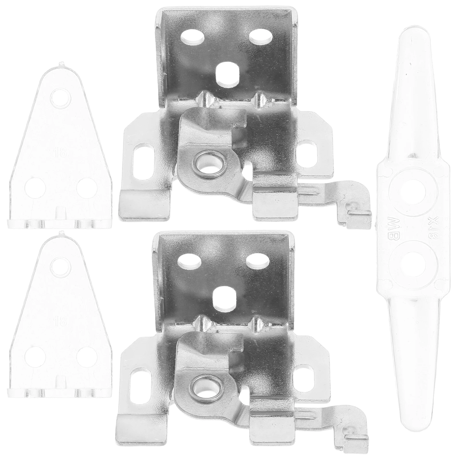 

1 set 1 Set Blind Installation Kit Metal Windproof Hooks Bottom Rail Holders Self Tapping Screws Drywall Anchors Window Blind