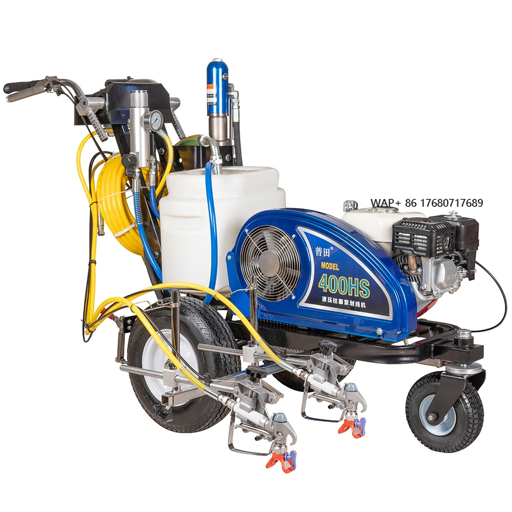 

Road Line Marking Machine PT400HS Line Striper Airless Paint Striping Machine Hydraulic Line Striper