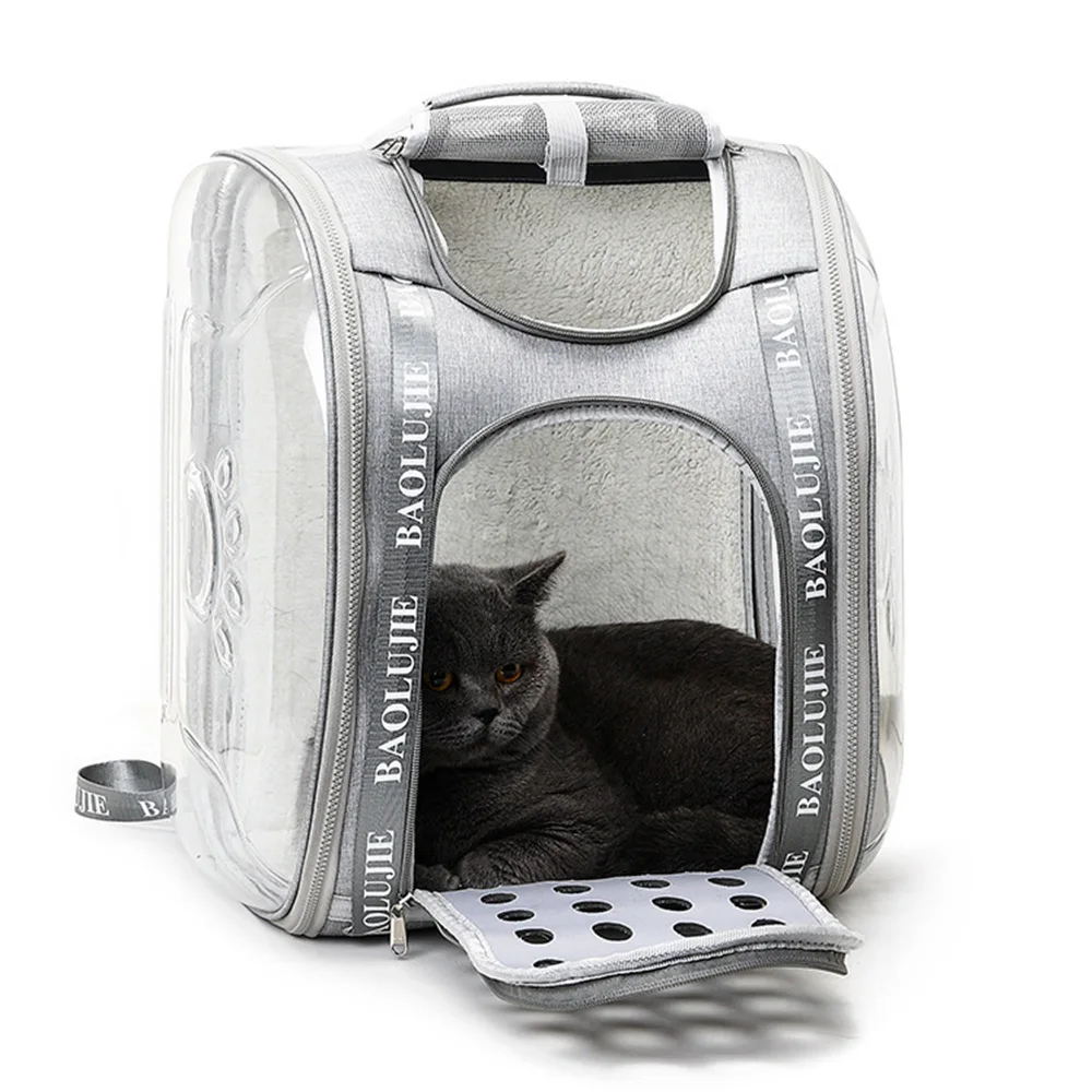 Cat Carrying Bag Space Pet Backpack Large Capacity Breathable A Variety Of Straps Cushioning Comfortable And Labor Saving