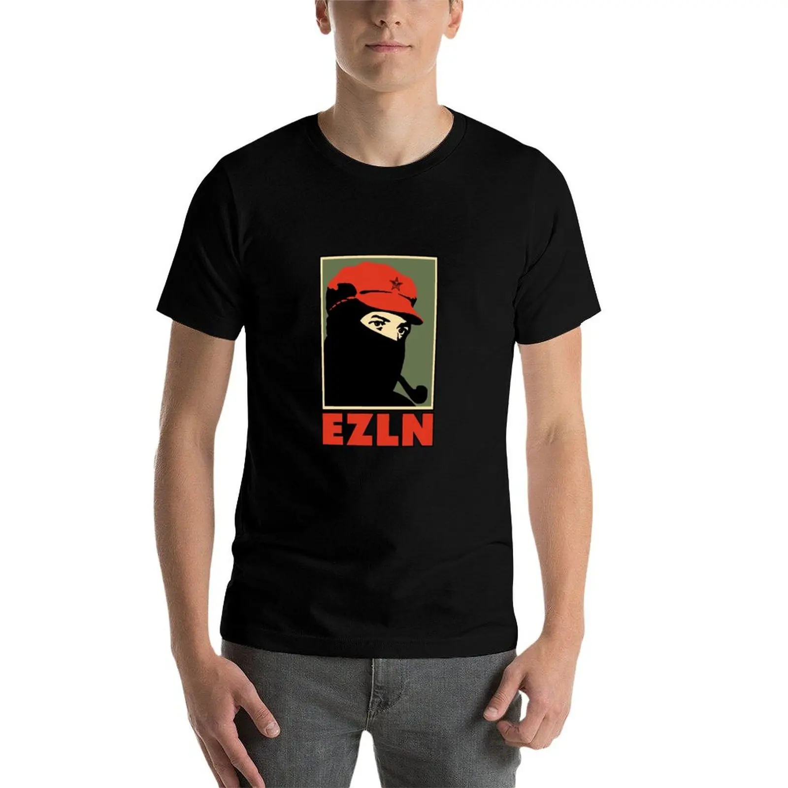 Subcomandante Marcos en EZLN T-Shirt oversized t-shirt zomer tops anime figuren shirts grafische tee mannen