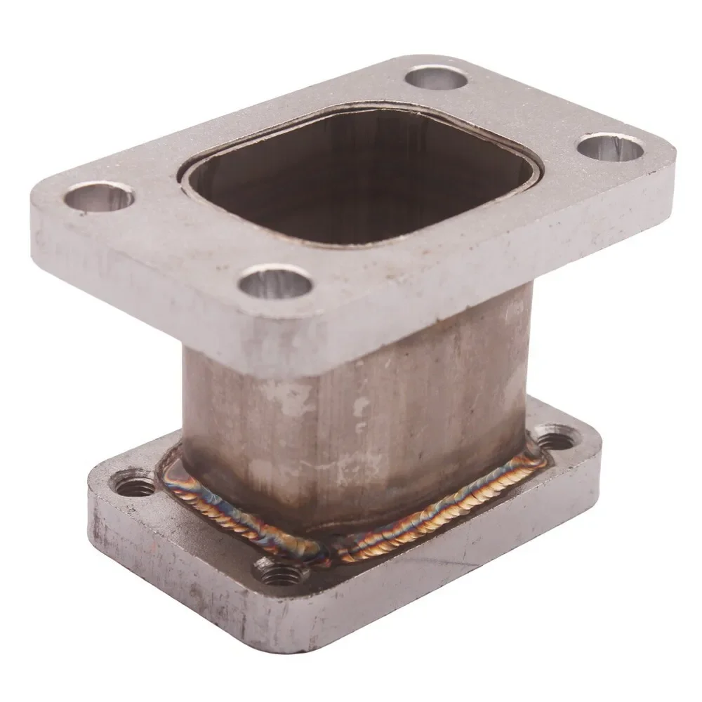 Stainless Steel Turbocharger Exhaust Adapter Flange Turbo Wastegate Flange for T25 T2 to T3