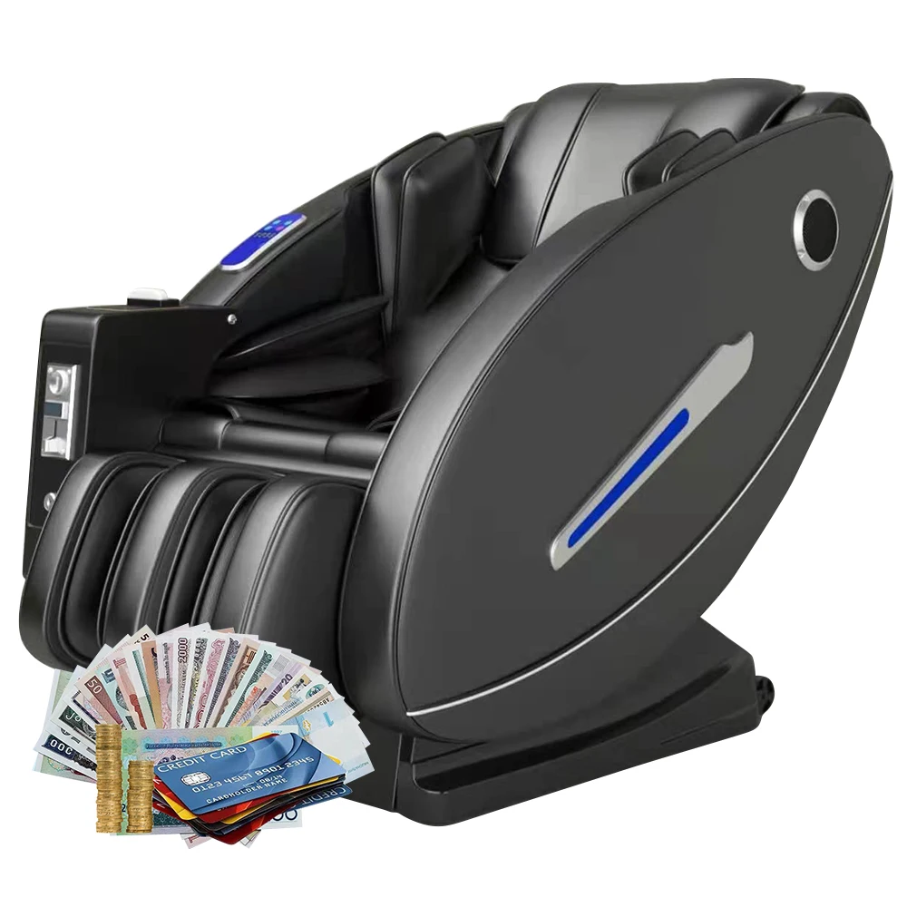 4d full body coin operated credit card operated vending massage chair