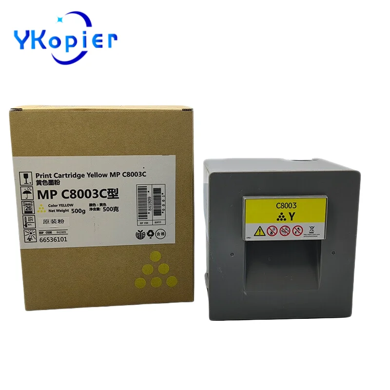 

Imported MPC8003 CMYK 500G Toner Cartridge For Ricoh MPC8003 MPC6503 Toner Cartridge