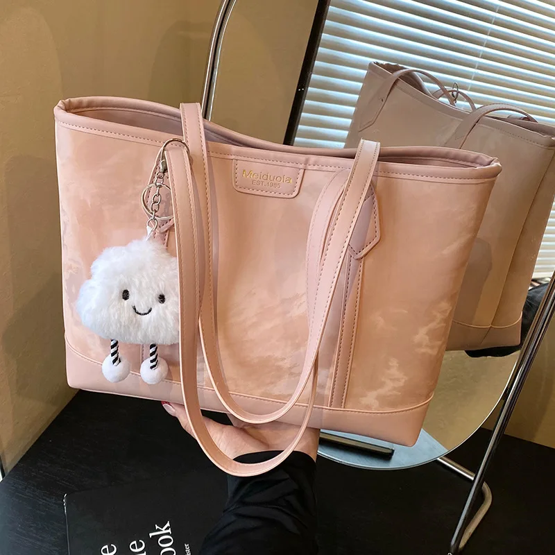 

2025 Summer New Women's Luxury Tote Bags - Large Capacity, All-Match Casual Shoulder Bag for Daily Use